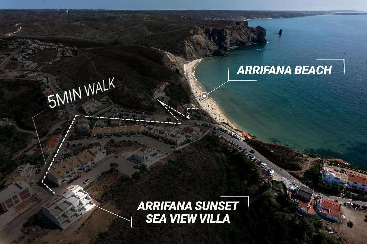 Arrifana Sunset Sea View Villa Praia da Arrifana